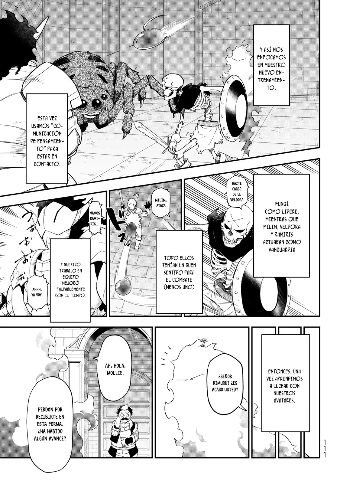 Aquella vez que me convertí en Slime Capitulo 120: El Slime amenazante página 28