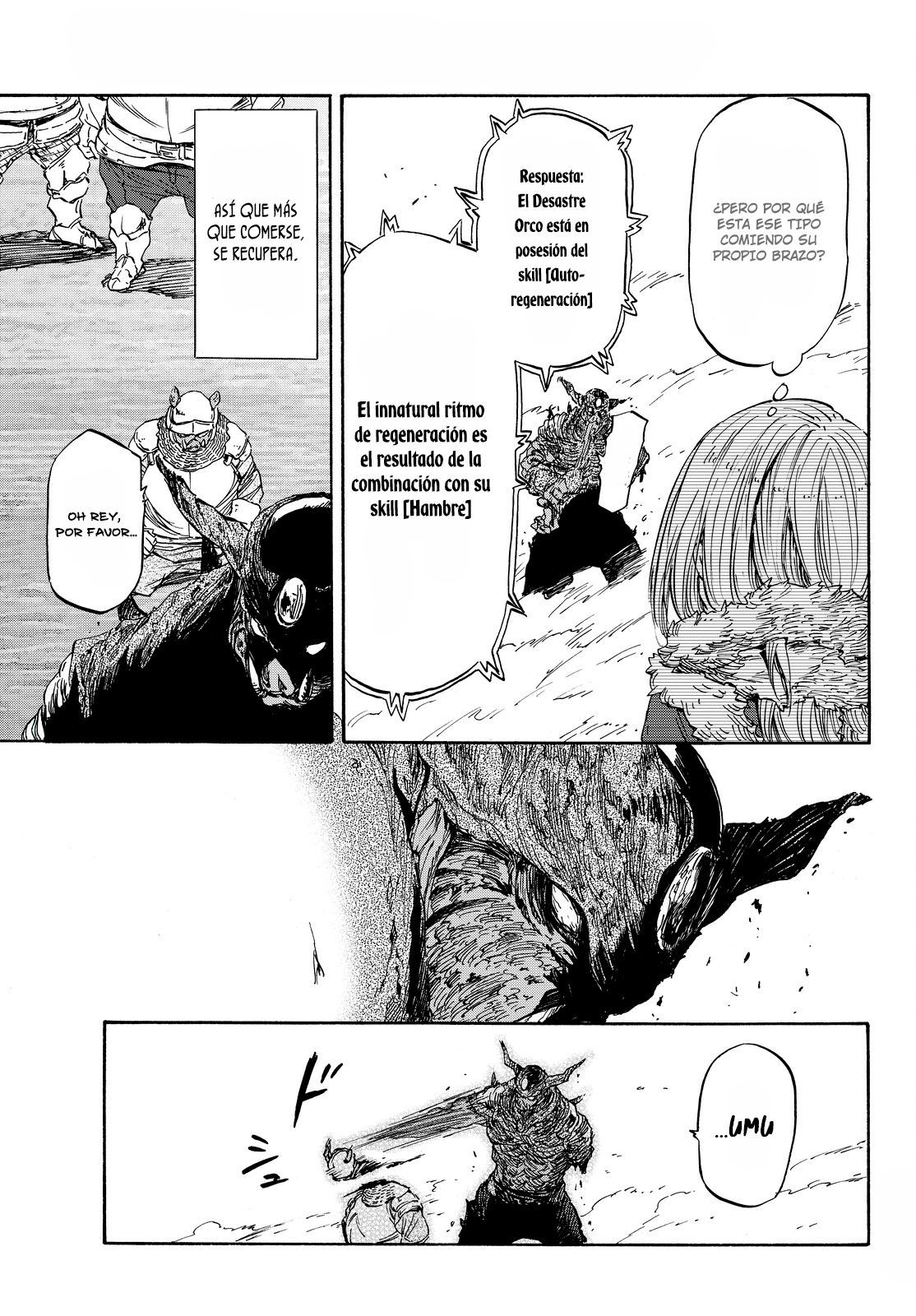 Aquella vez que me convertí en Slime Capitulo 24: El aspecto de un Señor Demonio página 17