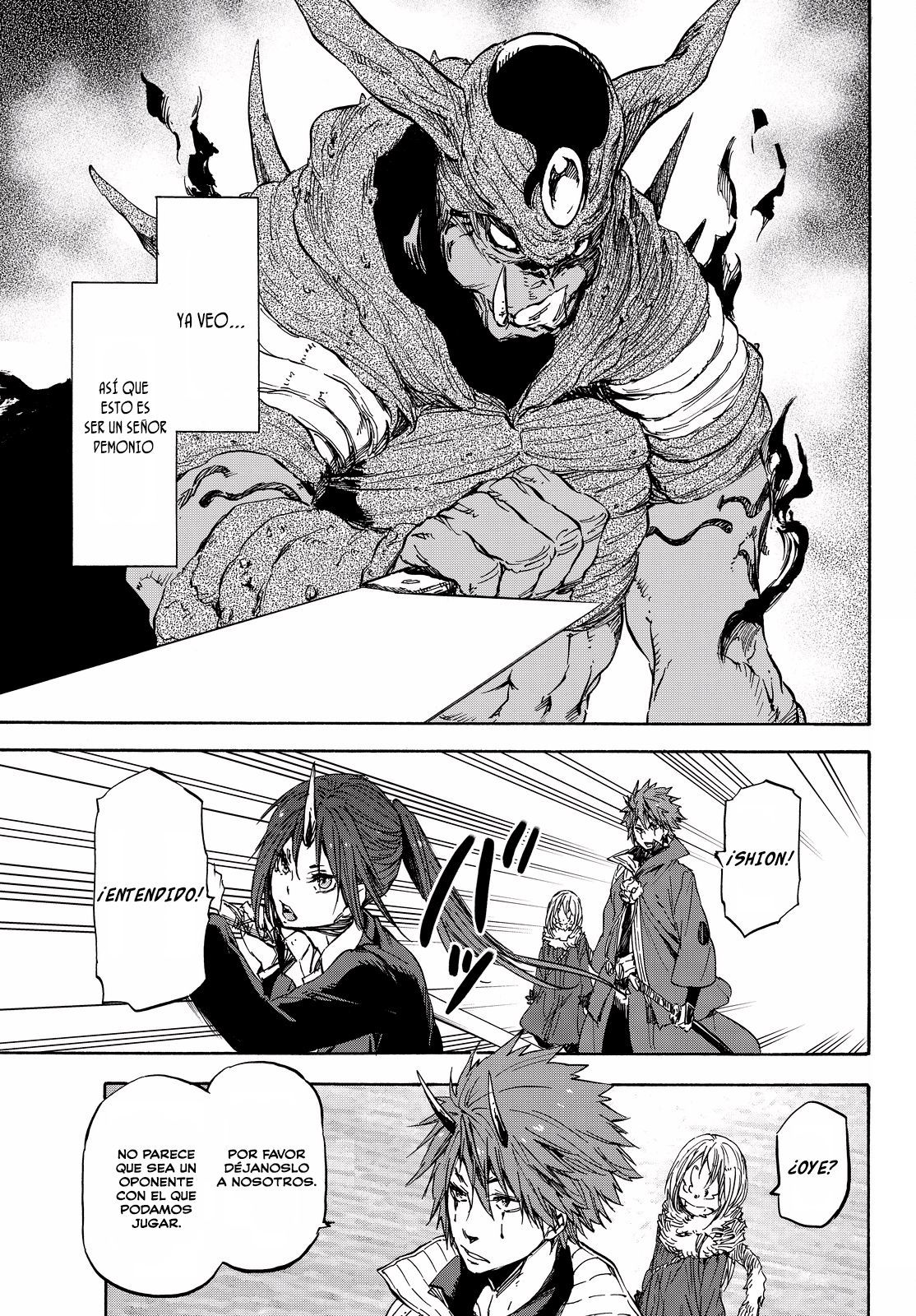 Aquella vez que me convertí en Slime Capitulo 24: El aspecto de un Señor Demonio página 5