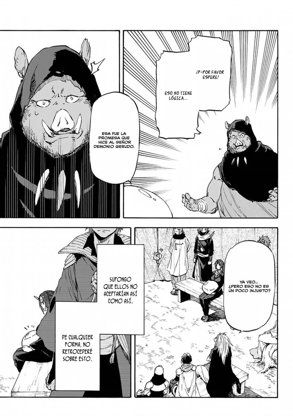 Aquella vez que me convertí en Slime Capitulo 26: Gran alianza del bosque jura página 9