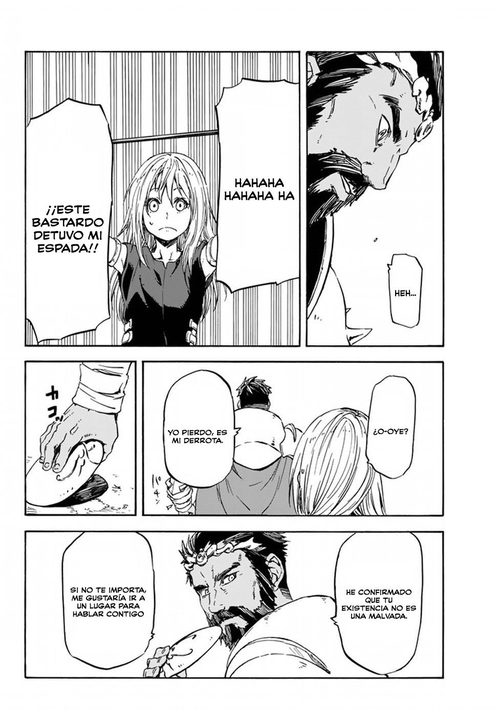 Aquella vez que me convertí en Slime Capitulo 28: Atentos al pueblo de monstruos página 48
