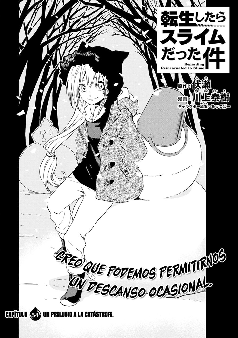 Aquella vez que me convertí en Slime Capitulo 54: Preludio de una Catástrofe página 3