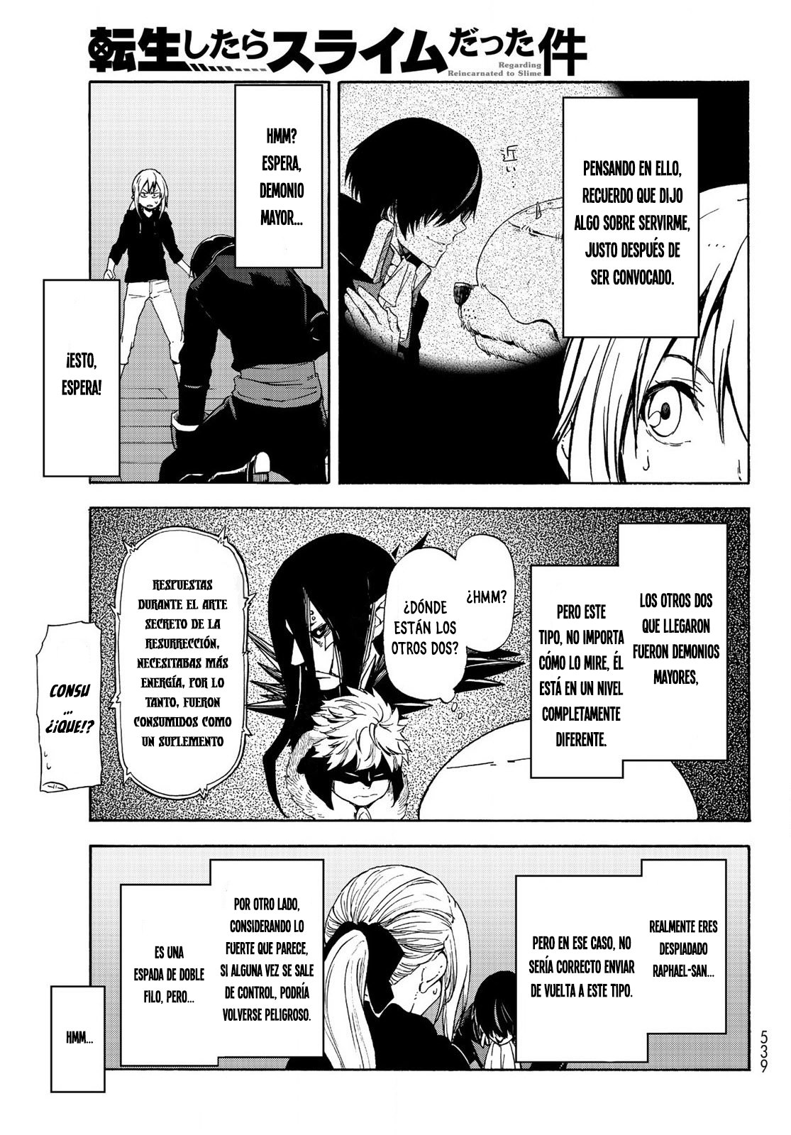 Aquella vez que me convertí en Slime Capitulo 69: Festival de la resurrección en tempest página 34