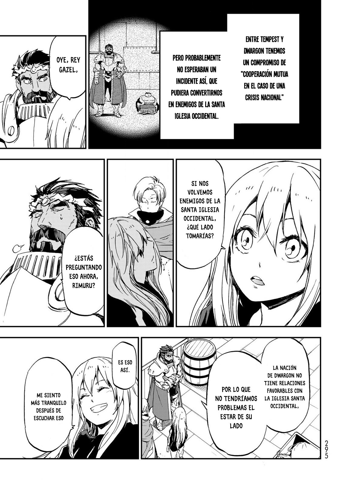 Aquella vez que me convertí en Slime Capitulo 74: Primera Cumbre entre Monstruos y Hombres página 28