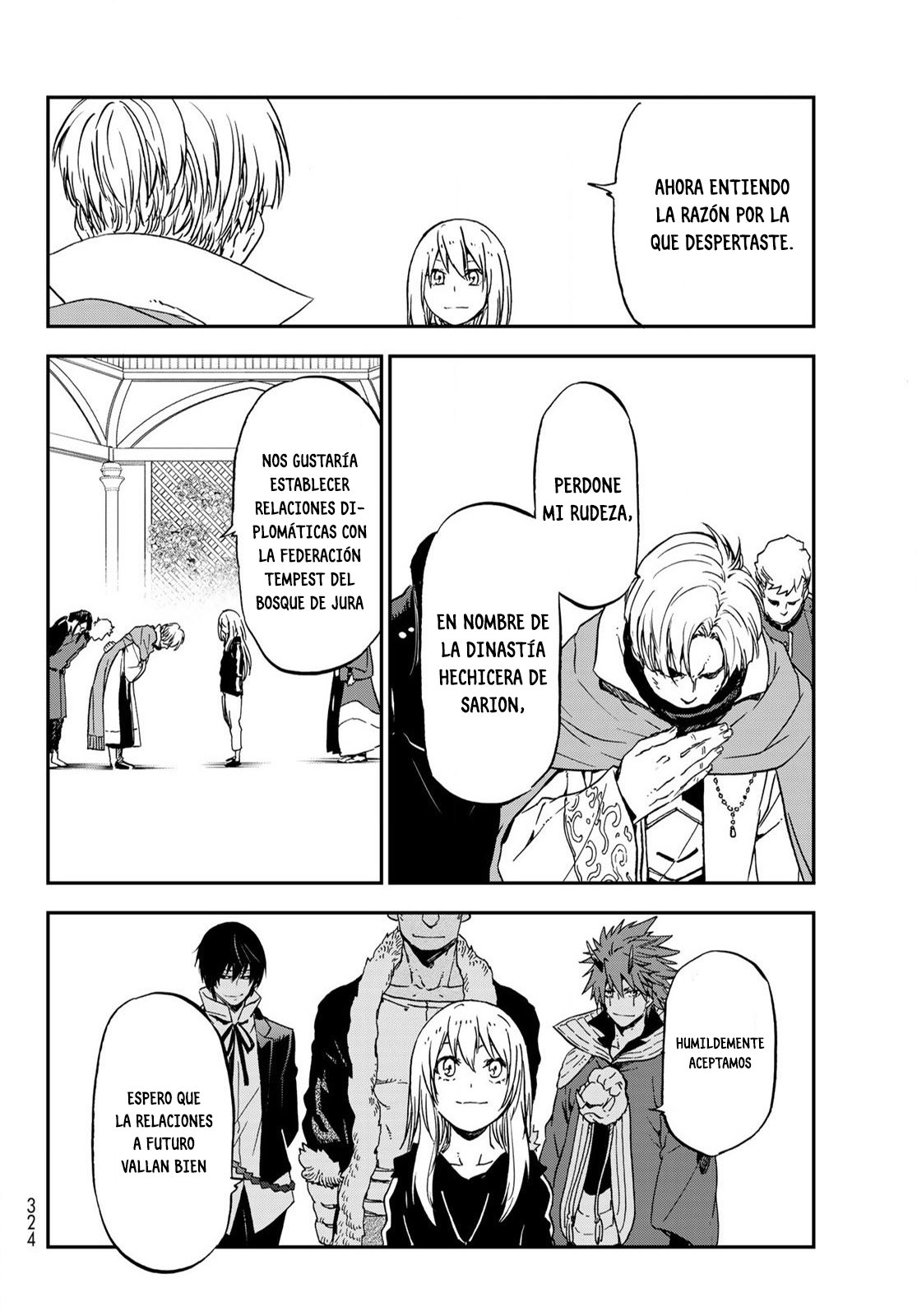 Aquella vez que me convertí en Slime Capitulo 74: Primera Cumbre entre Monstruos y Hombres página 57