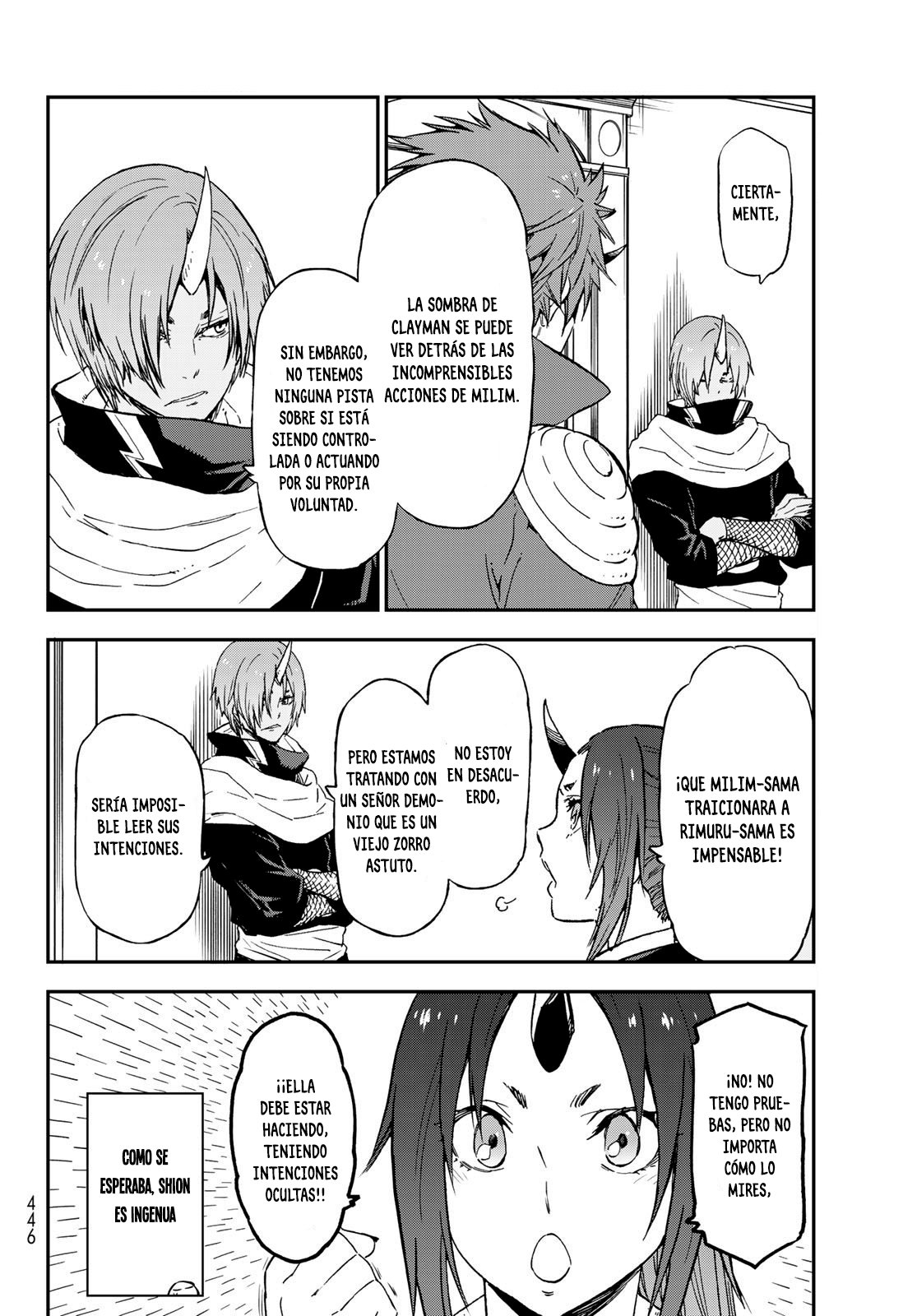 Aquella vez que me convertí en Slime Capitulo 76: Señores Demonios y Dragones Verdaderos página 9