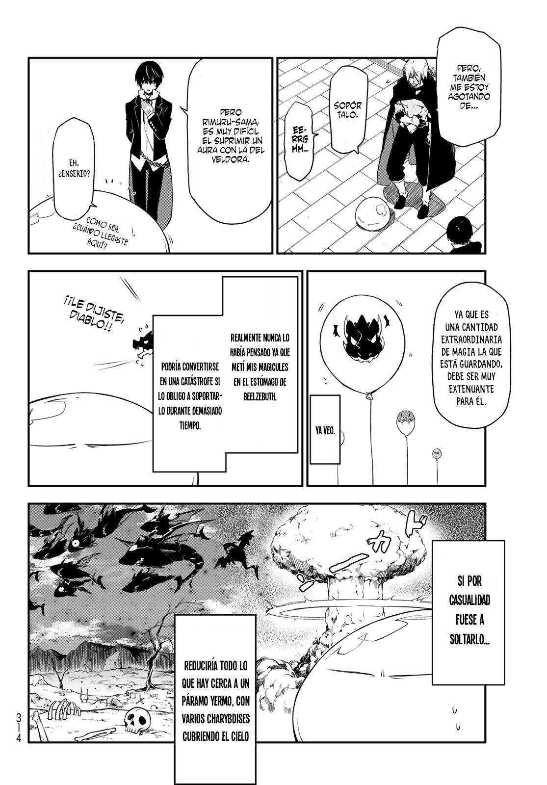 Aquella vez que me convertí en Slime Capitulo 90: La motivación de la Santa página 34
