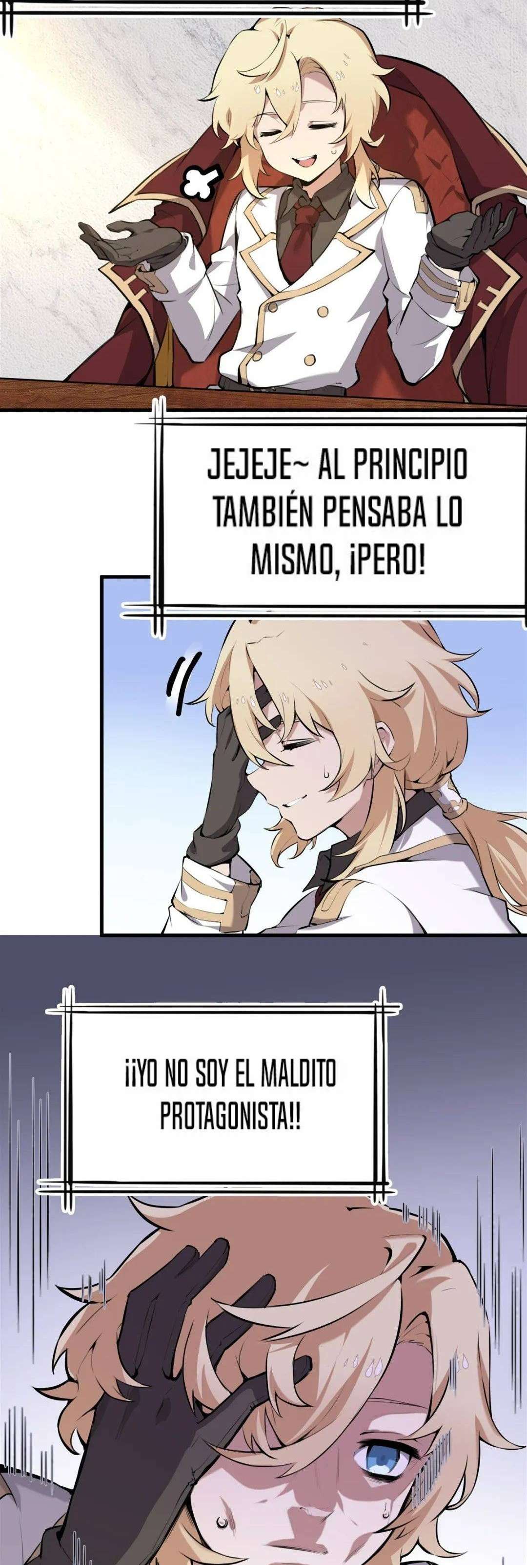 El villano rubio de la novela de la protagonista femenina quiere ser feliz Capitulo 0.1 página 12