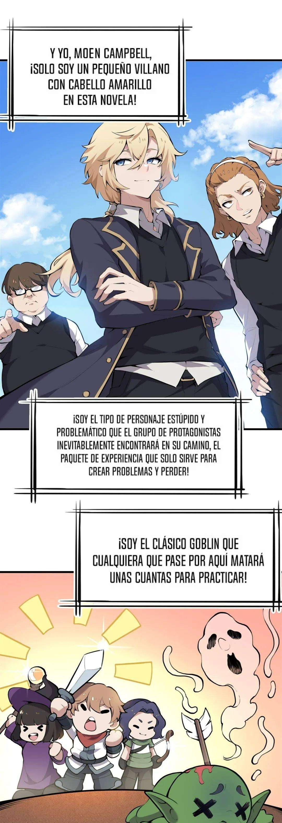 El villano rubio de la novela de la protagonista femenina quiere ser feliz Capitulo 0.1 página 14