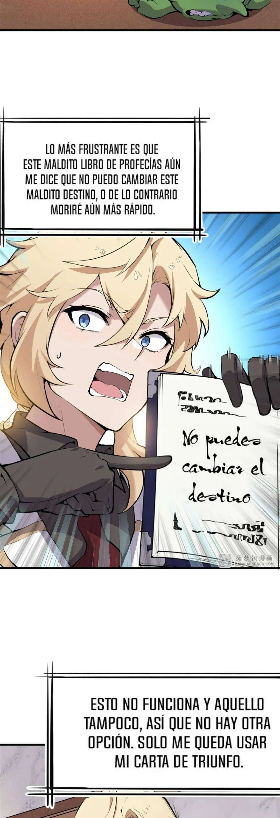 El villano rubio de la novela de la protagonista femenina quiere ser feliz Capitulo 0.1 página 15