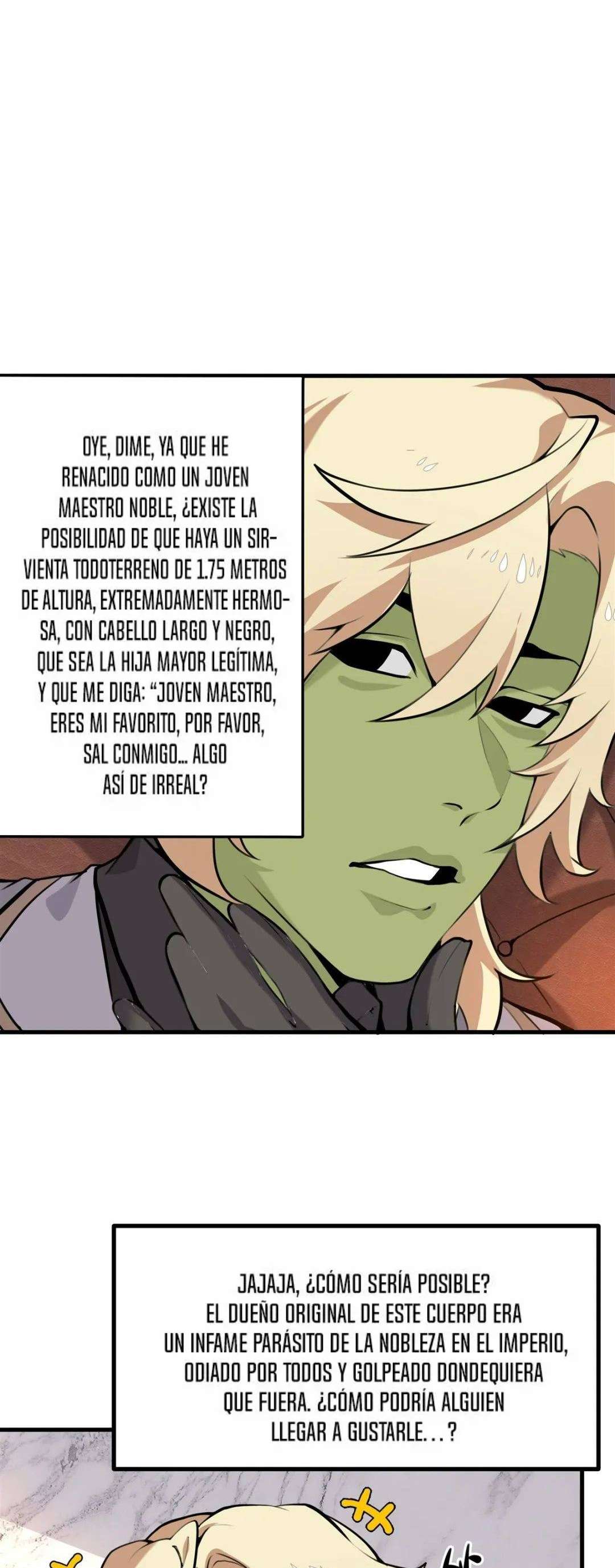 El villano rubio de la novela de la protagonista femenina quiere ser feliz Capitulo 0.1 página 18