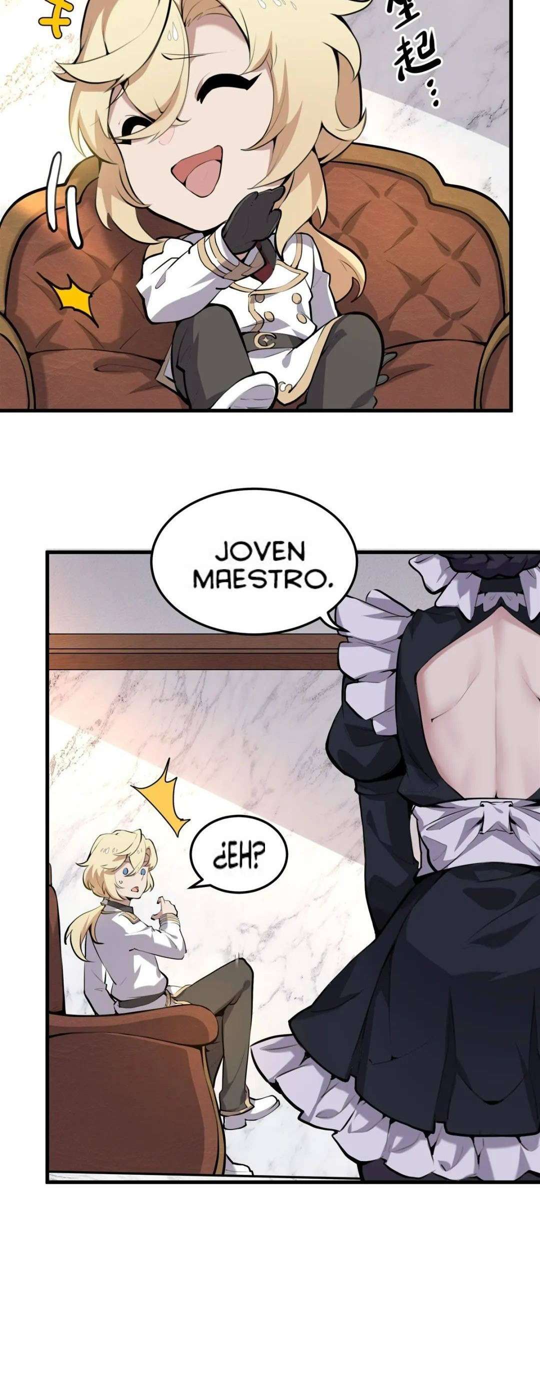 El villano rubio de la novela de la protagonista femenina quiere ser feliz Capitulo 0.1 página 19