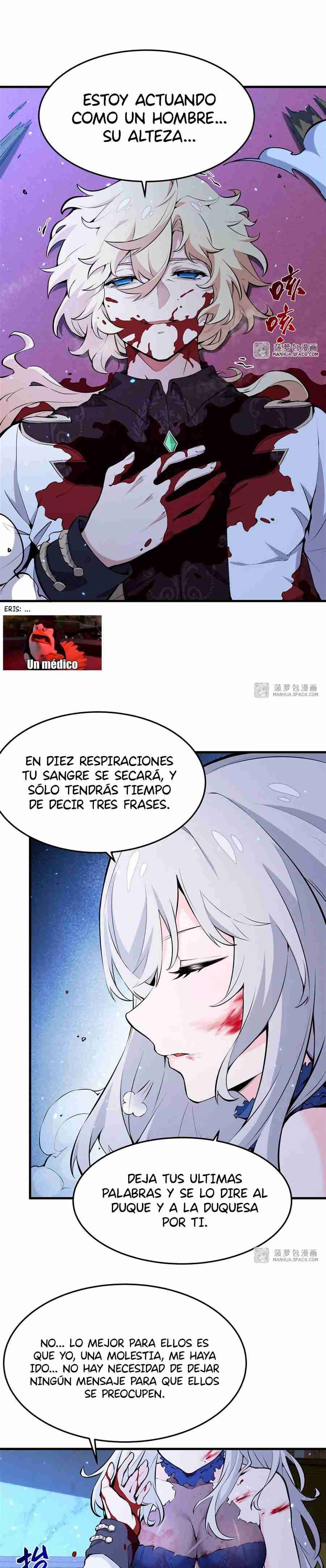 El villano rubio de la novela de la protagonista femenina quiere ser feliz Capitulo 10 página 10