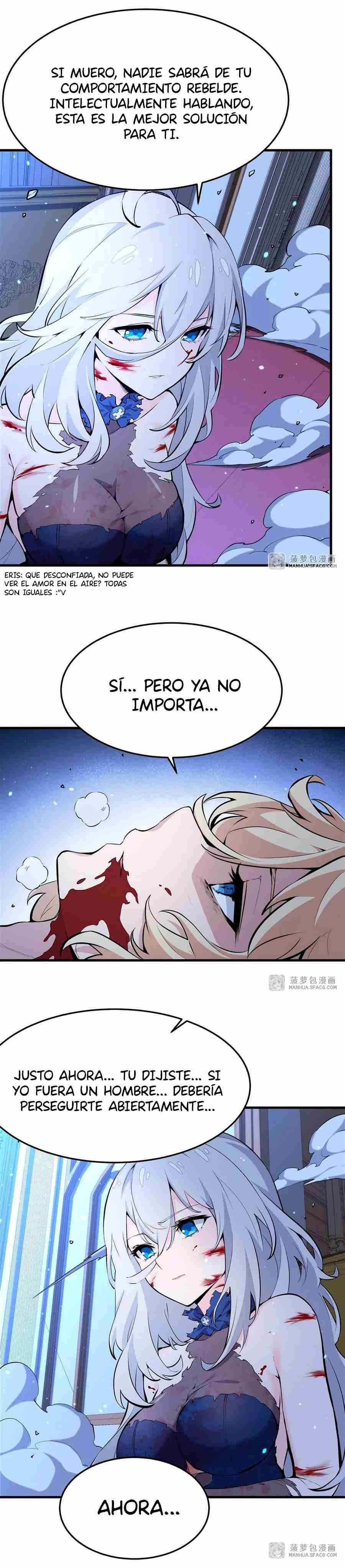 El villano rubio de la novela de la protagonista femenina quiere ser feliz Capitulo 10 página 9