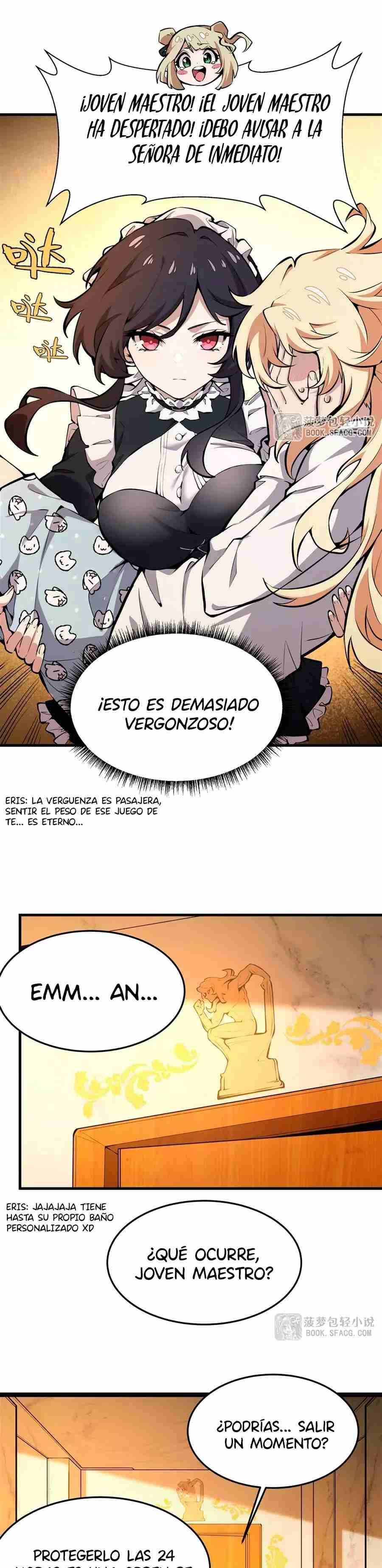 El villano rubio de la novela de la protagonista femenina quiere ser feliz Capitulo 11 página 10