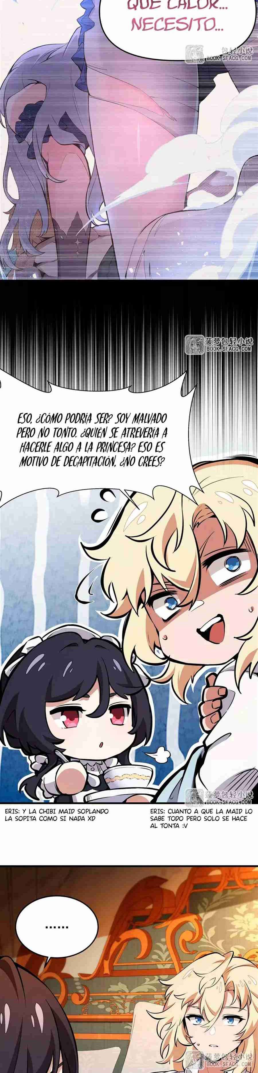 El villano rubio de la novela de la protagonista femenina quiere ser feliz Capitulo 11 página 18