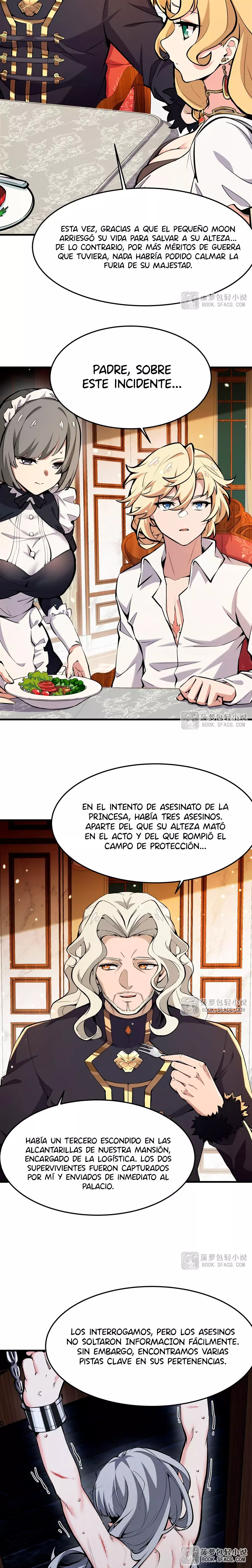 El villano rubio de la novela de la protagonista femenina quiere ser feliz Capitulo 12: Todo se descontroló página 10