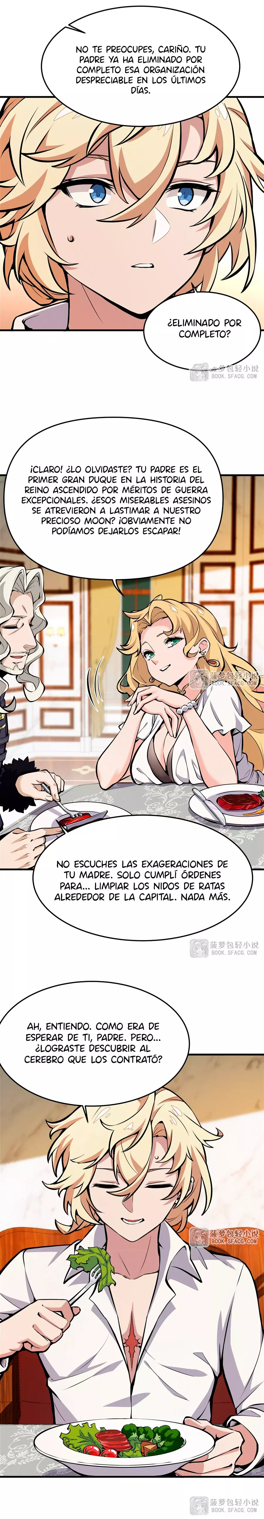 El villano rubio de la novela de la protagonista femenina quiere ser feliz Capitulo 12: Todo se descontroló página 12