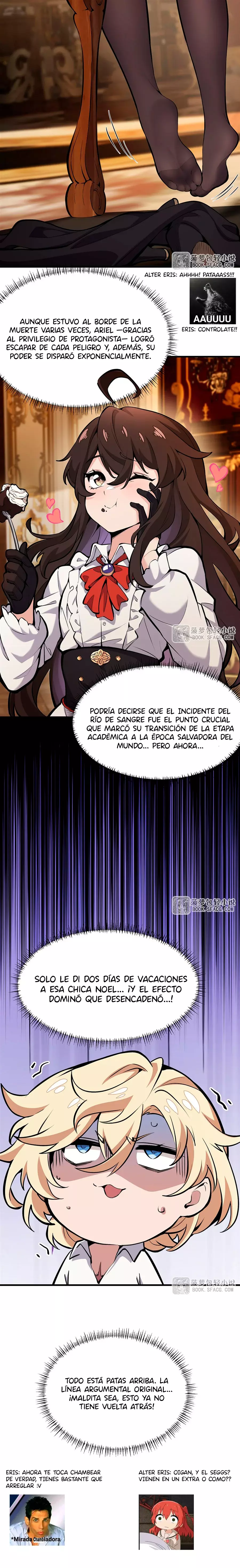 El villano rubio de la novela de la protagonista femenina quiere ser feliz Capitulo 12: Todo se descontroló página 15