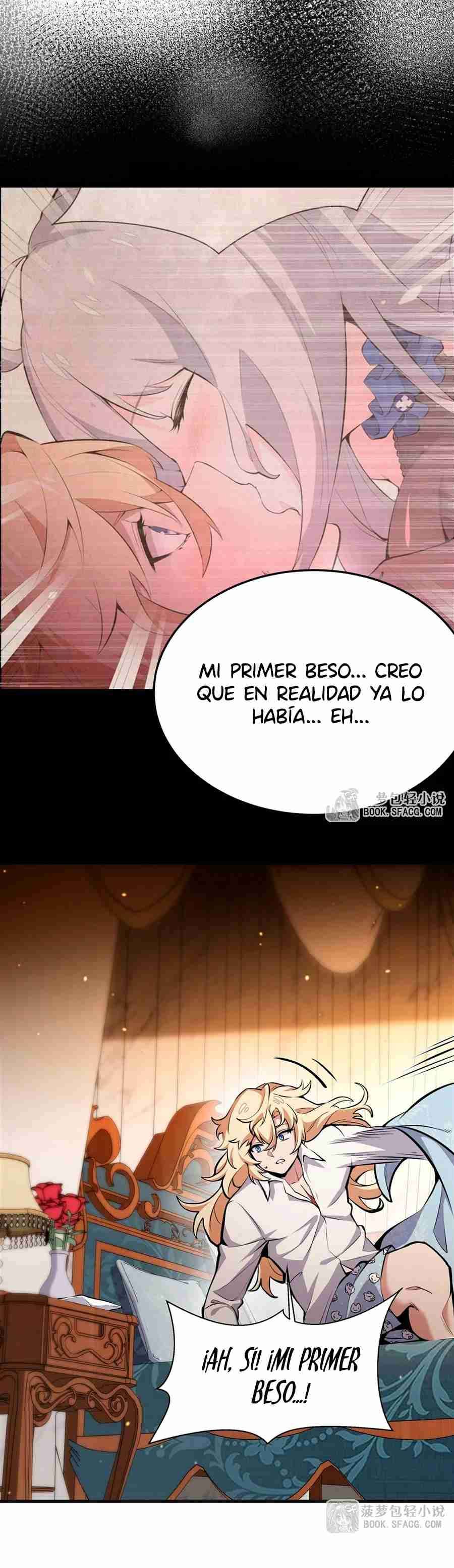 El villano rubio de la novela de la protagonista femenina quiere ser feliz Capitulo 12 página 13