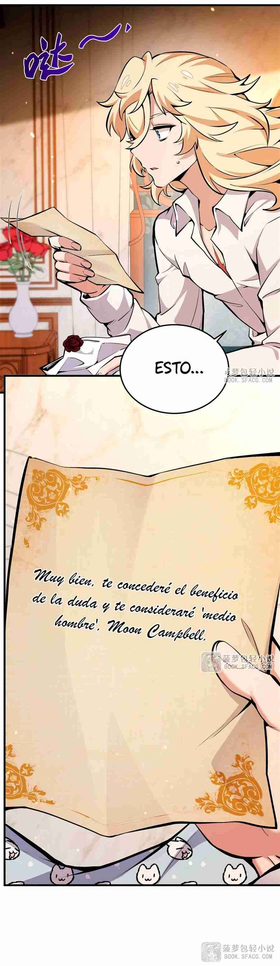 El villano rubio de la novela de la protagonista femenina quiere ser feliz Capitulo 12 página 14