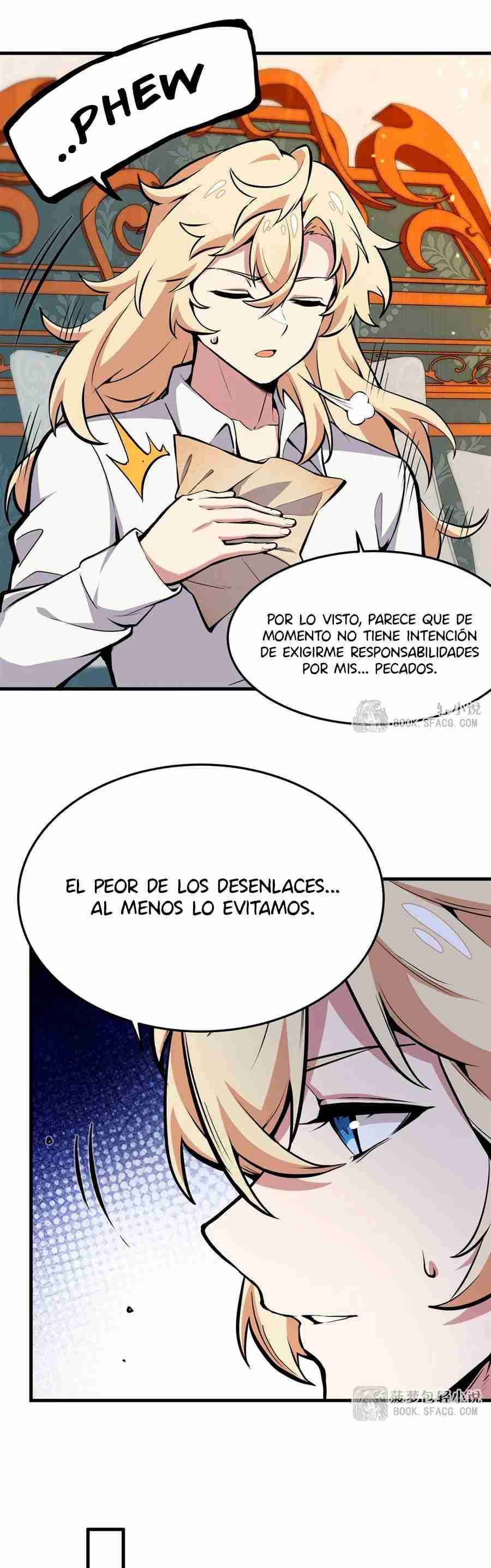 El villano rubio de la novela de la protagonista femenina quiere ser feliz Capitulo 12 página 15