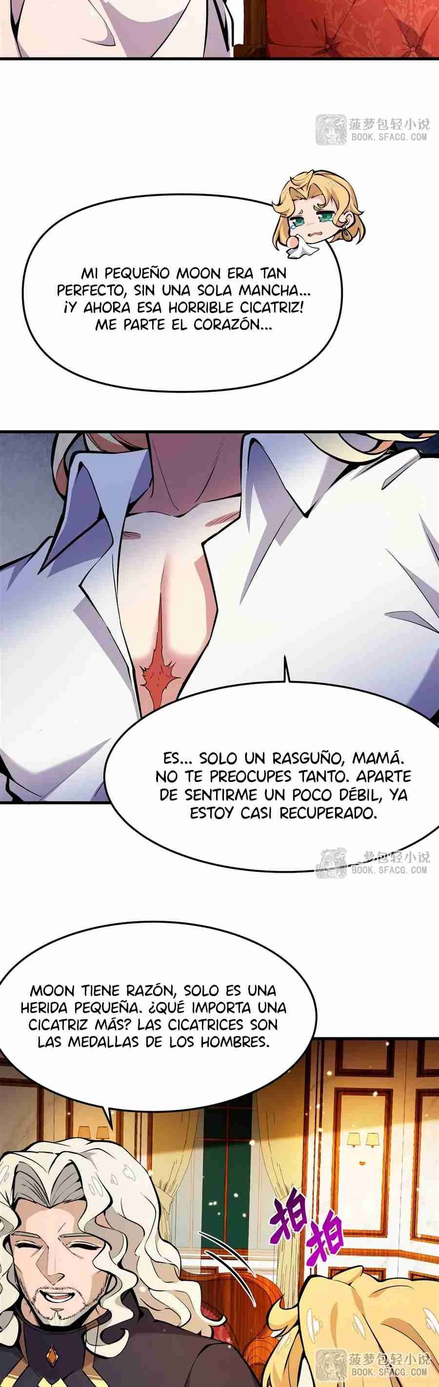 El villano rubio de la novela de la protagonista femenina quiere ser feliz Capitulo 12 página 18