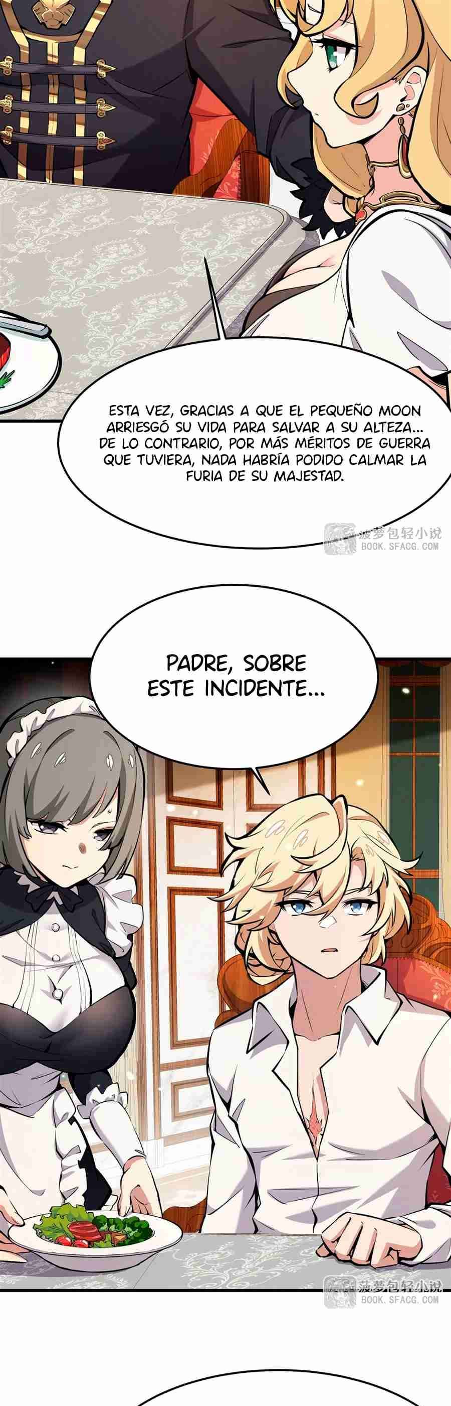El villano rubio de la novela de la protagonista femenina quiere ser feliz Capitulo 12 página 19