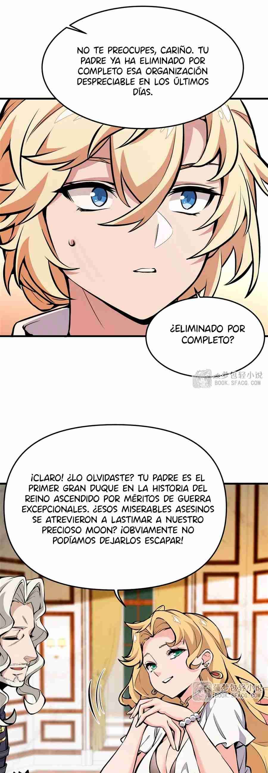 El villano rubio de la novela de la protagonista femenina quiere ser feliz Capitulo 12 página 23