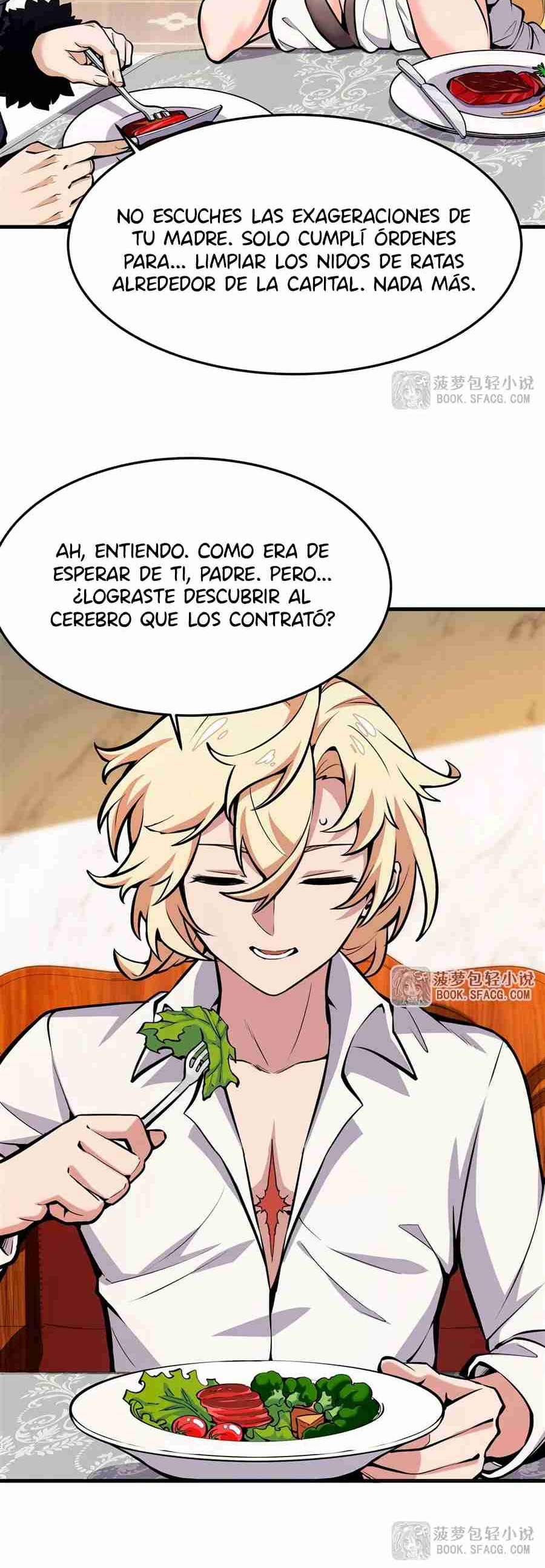 El villano rubio de la novela de la protagonista femenina quiere ser feliz Capitulo 12 página 24