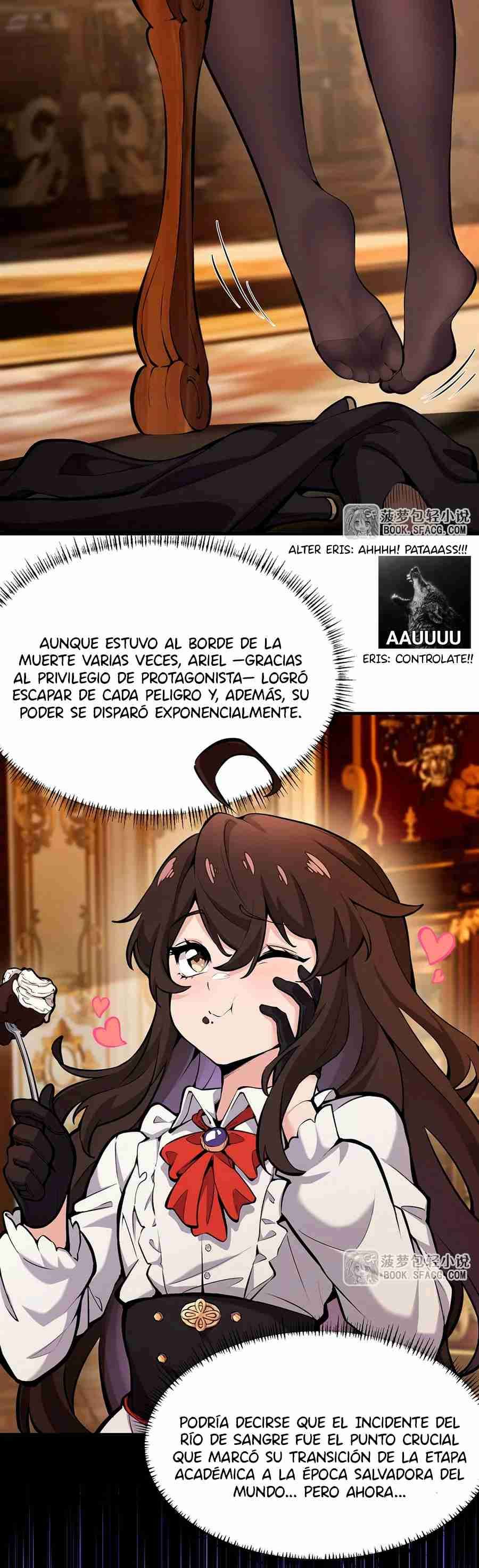 El villano rubio de la novela de la protagonista femenina quiere ser feliz Capitulo 12 página 29