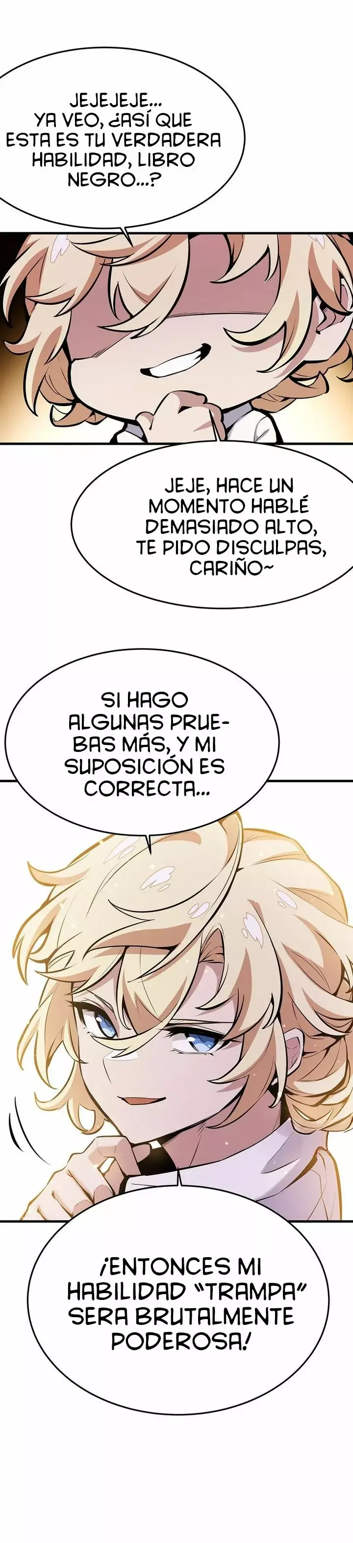 El villano rubio de la novela de la protagonista femenina quiere ser feliz Capitulo 13: Modo Dios Activado página 7