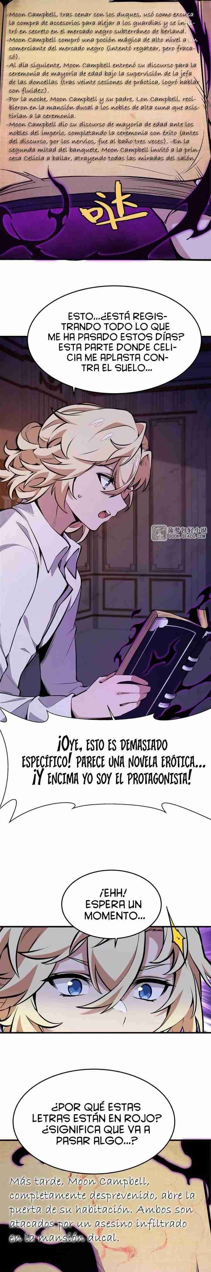 El villano rubio de la novela de la protagonista femenina quiere ser feliz Capitulo 13 página 11