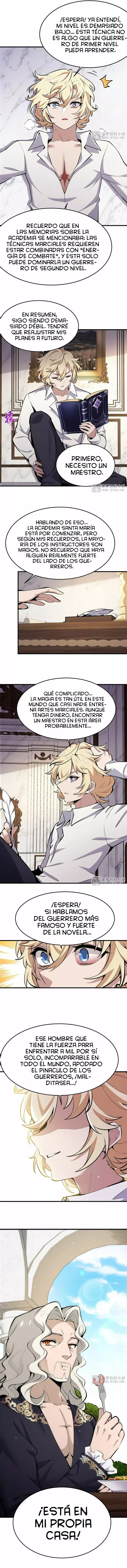 El villano rubio de la novela de la protagonista femenina quiere ser feliz Capitulo 14 página 7