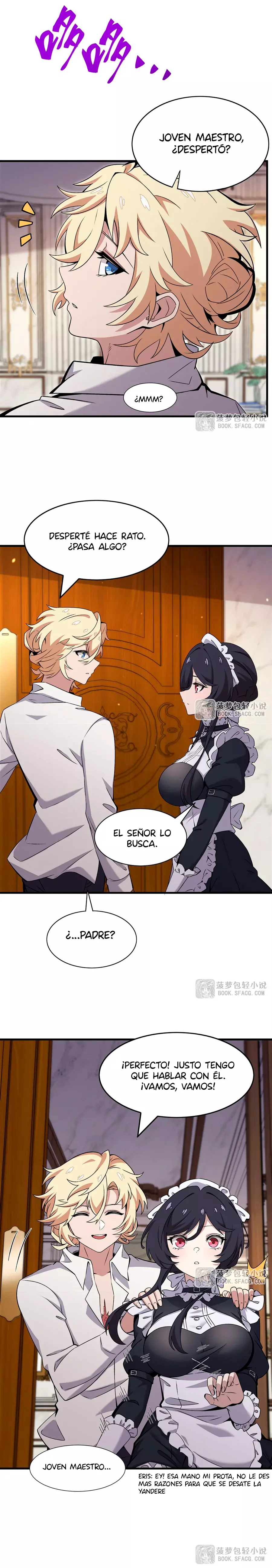 El villano rubio de la novela de la protagonista femenina quiere ser feliz Capitulo 15: Padres Ocupados página 3