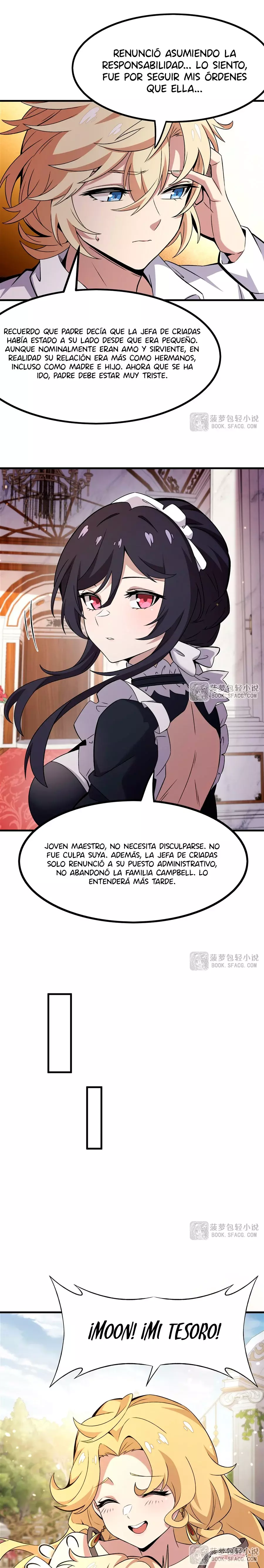 El villano rubio de la novela de la protagonista femenina quiere ser feliz Capitulo 15: Padres Ocupados página 5