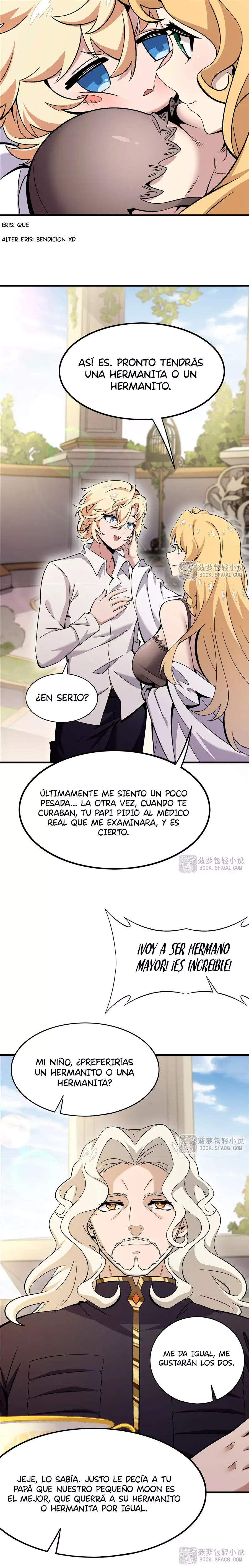 El villano rubio de la novela de la protagonista femenina quiere ser feliz Capitulo 15: Padres Ocupados página 7