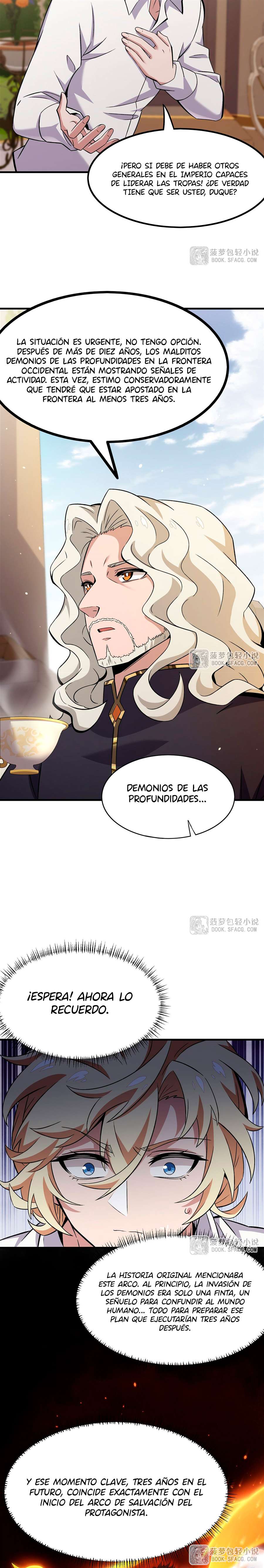 El villano rubio de la novela de la protagonista femenina quiere ser feliz Capitulo 15 página 10