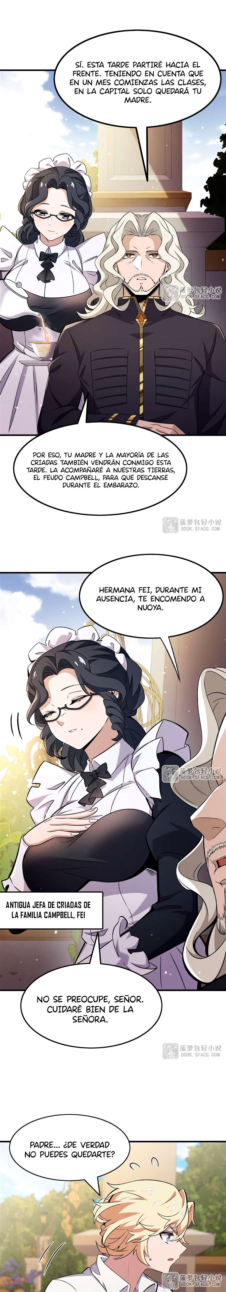 El villano rubio de la novela de la protagonista femenina quiere ser feliz Capitulo 15 página 9