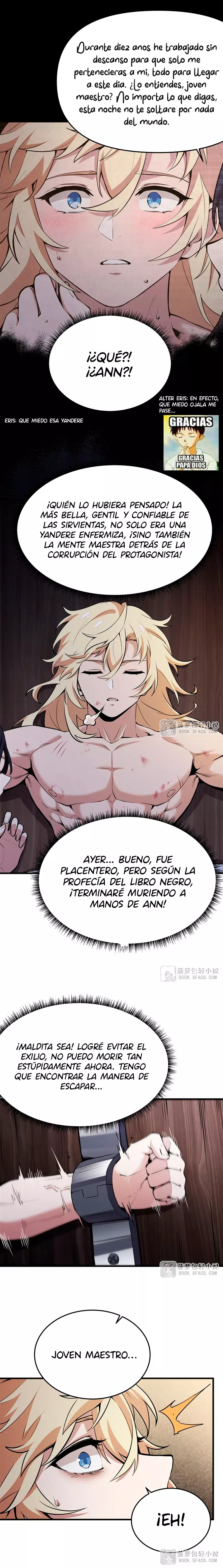 El villano rubio de la novela de la protagonista femenina quiere ser feliz Capitulo 17: EL JOVEN MAESTRO DE ANN página 4