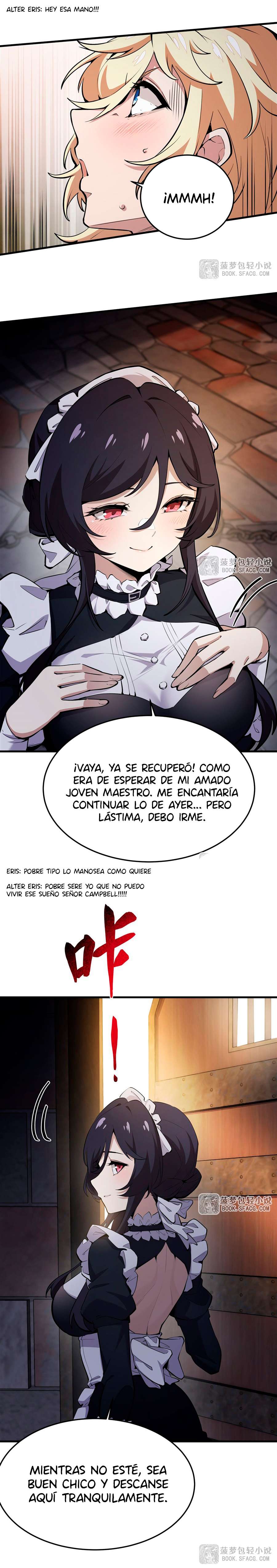 El villano rubio de la novela de la protagonista femenina quiere ser feliz Capitulo 17 página 10