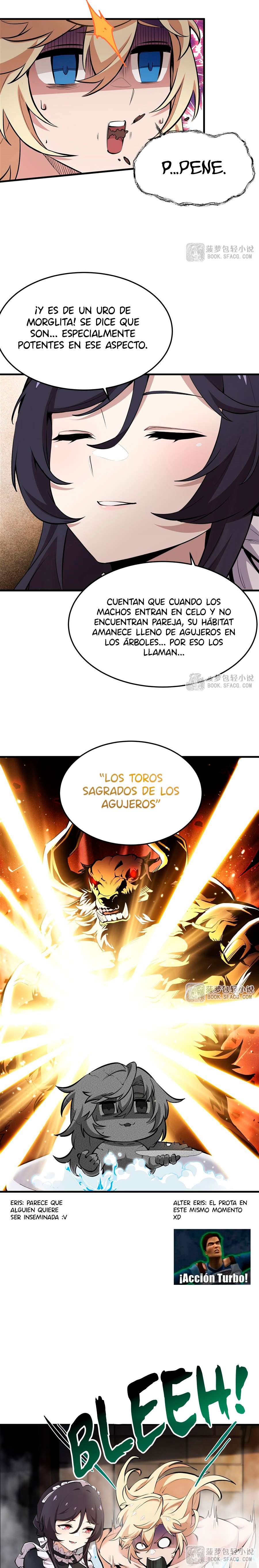 El villano rubio de la novela de la protagonista femenina quiere ser feliz Capitulo 18 página 8