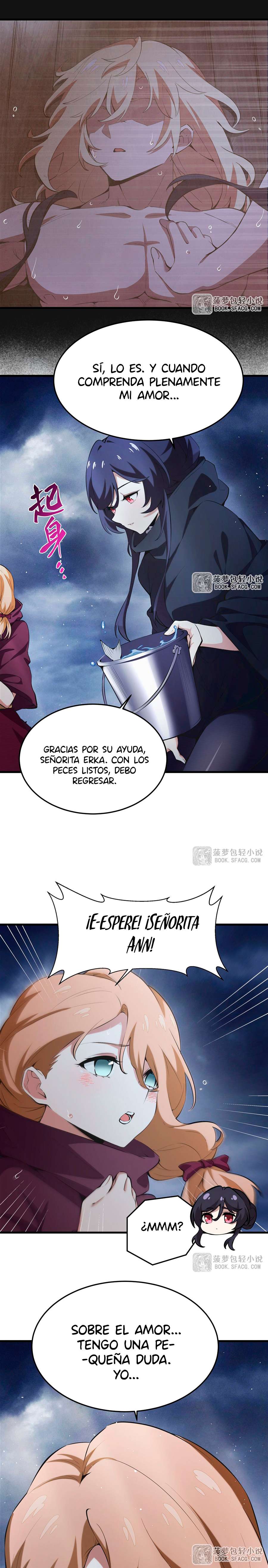 El villano rubio de la novela de la protagonista femenina quiere ser feliz Capitulo 21 página 12