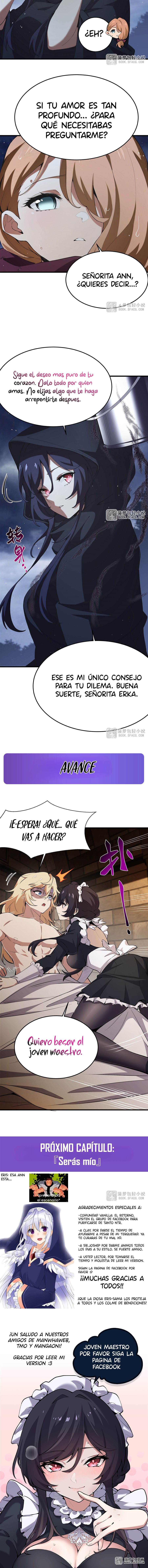 El villano rubio de la novela de la protagonista femenina quiere ser feliz Capitulo 21 página 8