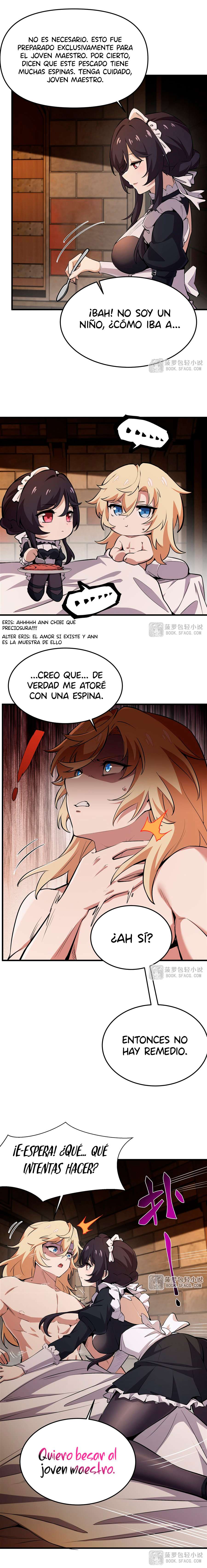 El villano rubio de la novela de la protagonista femenina quiere ser feliz Capitulo 22 página 11