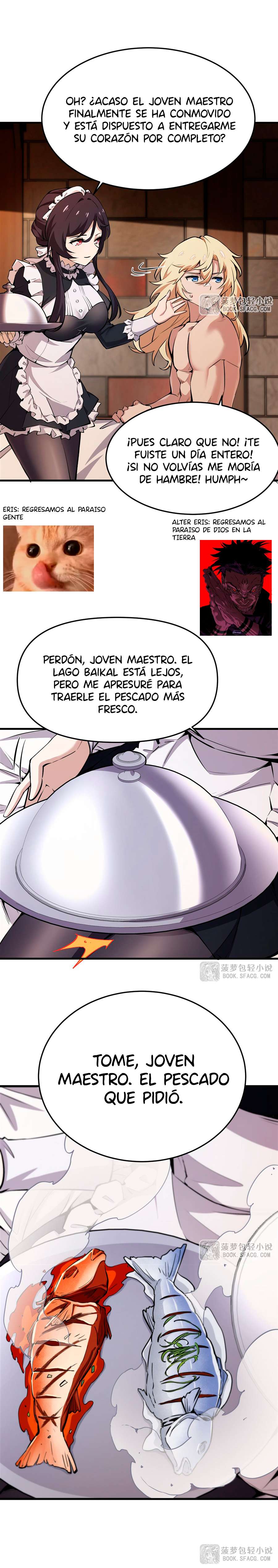 El villano rubio de la novela de la protagonista femenina quiere ser feliz Capitulo 22 página 9