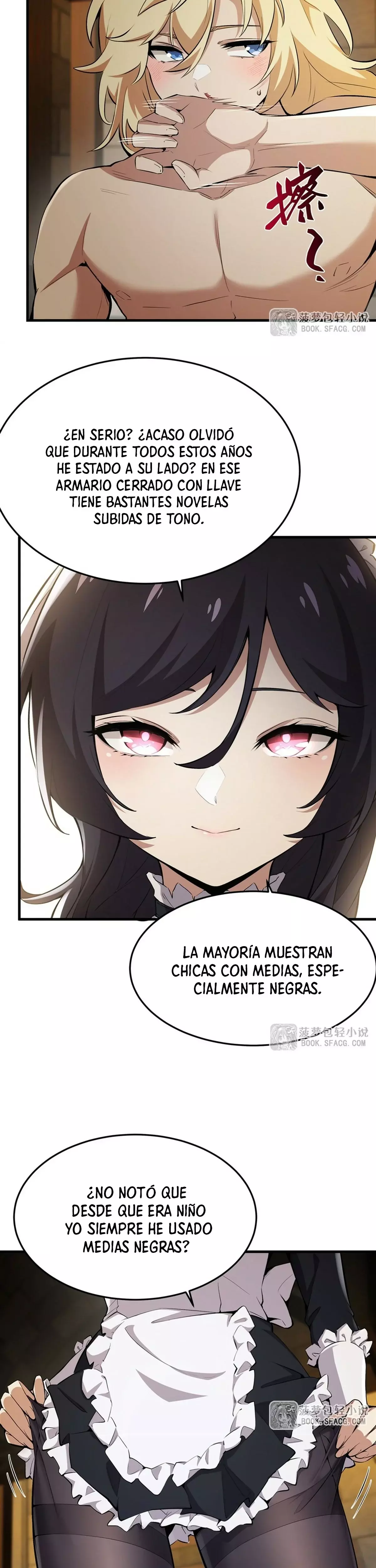El villano rubio de la novela de la protagonista femenina quiere ser feliz Capitulo 23: Complacencia página 12