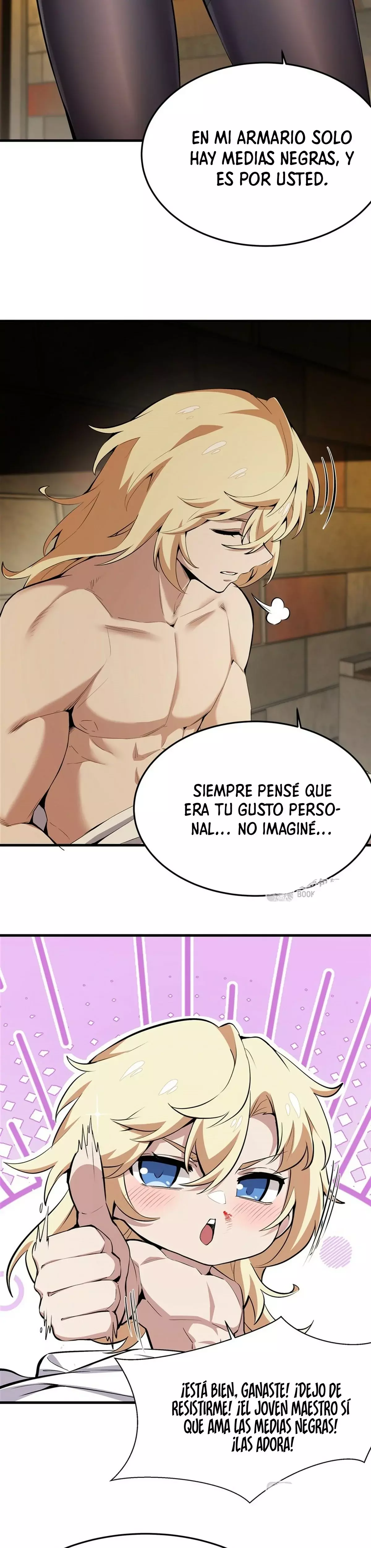 El villano rubio de la novela de la protagonista femenina quiere ser feliz Capitulo 23: Complacencia página 13