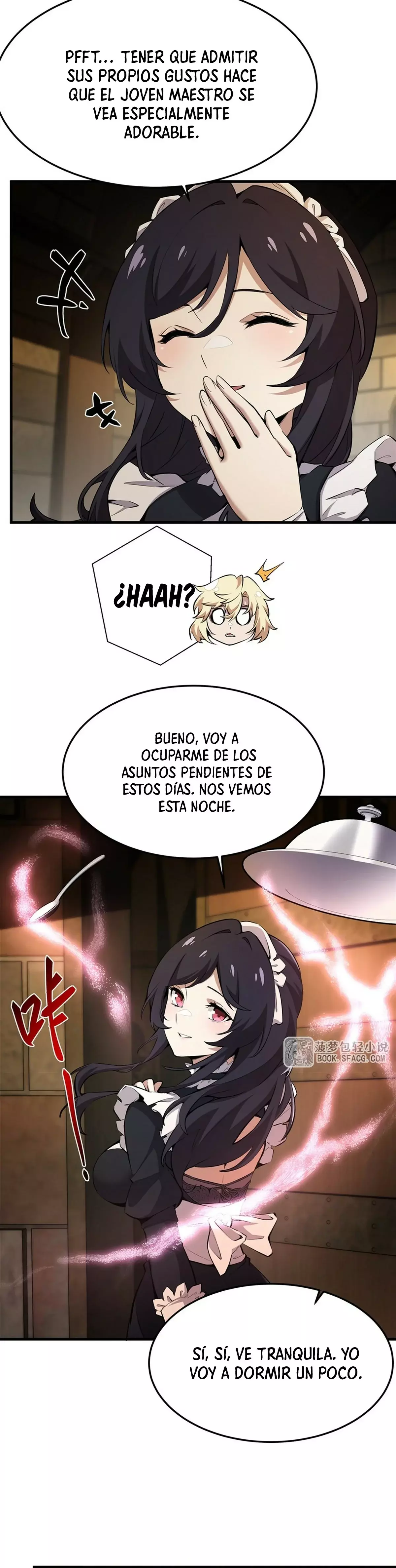 El villano rubio de la novela de la protagonista femenina quiere ser feliz Capitulo 23: Complacencia página 14