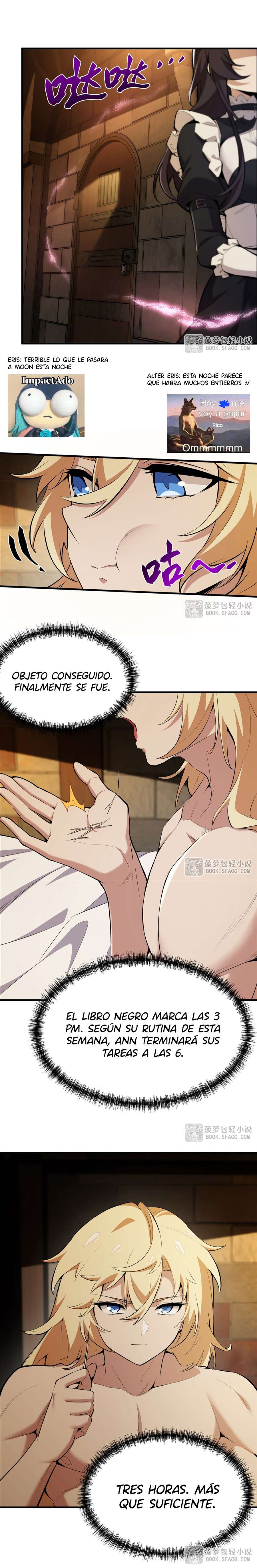 El villano rubio de la novela de la protagonista femenina quiere ser feliz Capitulo 23 página 8